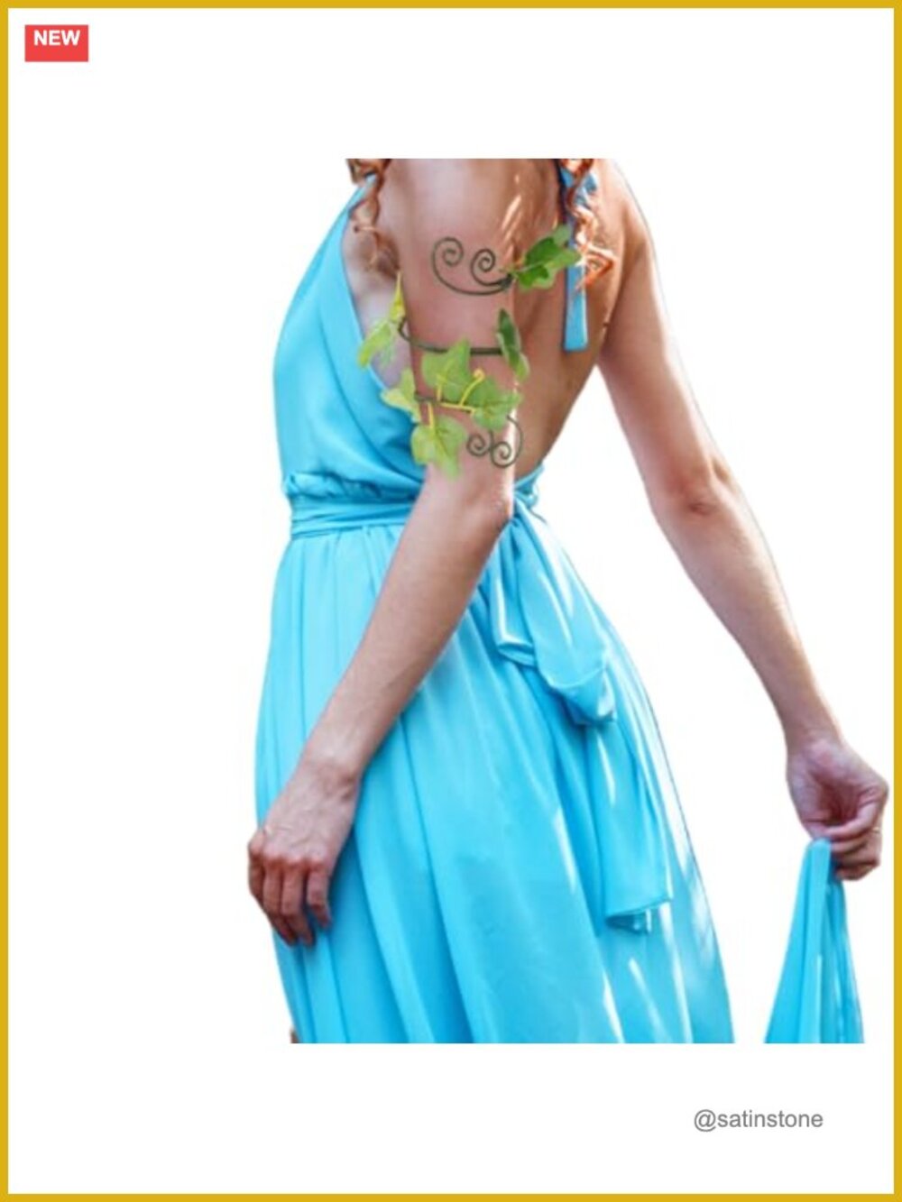 Fairy Ivy Arm Wrap Elf Costume Bracelet for Women Renaissance Cosplay